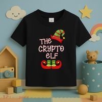 The Crypto Elf Funny Family Matching Christmas Toddler T-Shirt thumb 3