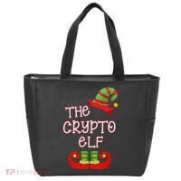 The Crypto Elf Funny Family Matching Christmas Tote Bag thumb 0