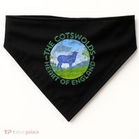 The Cotswolds England Uk S.H.E.E.P Women Gardeners USA-Made Doggie Bandana thumb 0