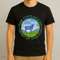 The Cotswolds England Uk S.H.E.E.P Women Gardeners T-Shirt thumb 3