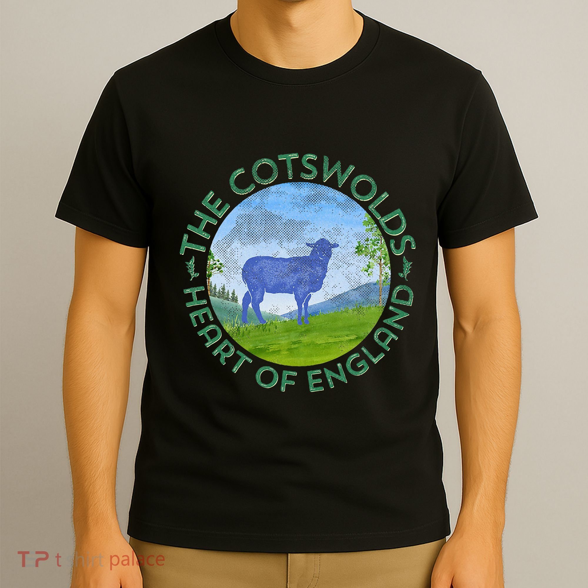 The Cotswolds England Uk S.H.E.E.P Women Gardeners T-Shirt