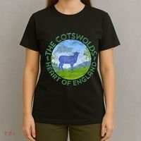 The Cotswolds England Uk S.H.E.E.P Women Gardeners T-Shirt thumb 4