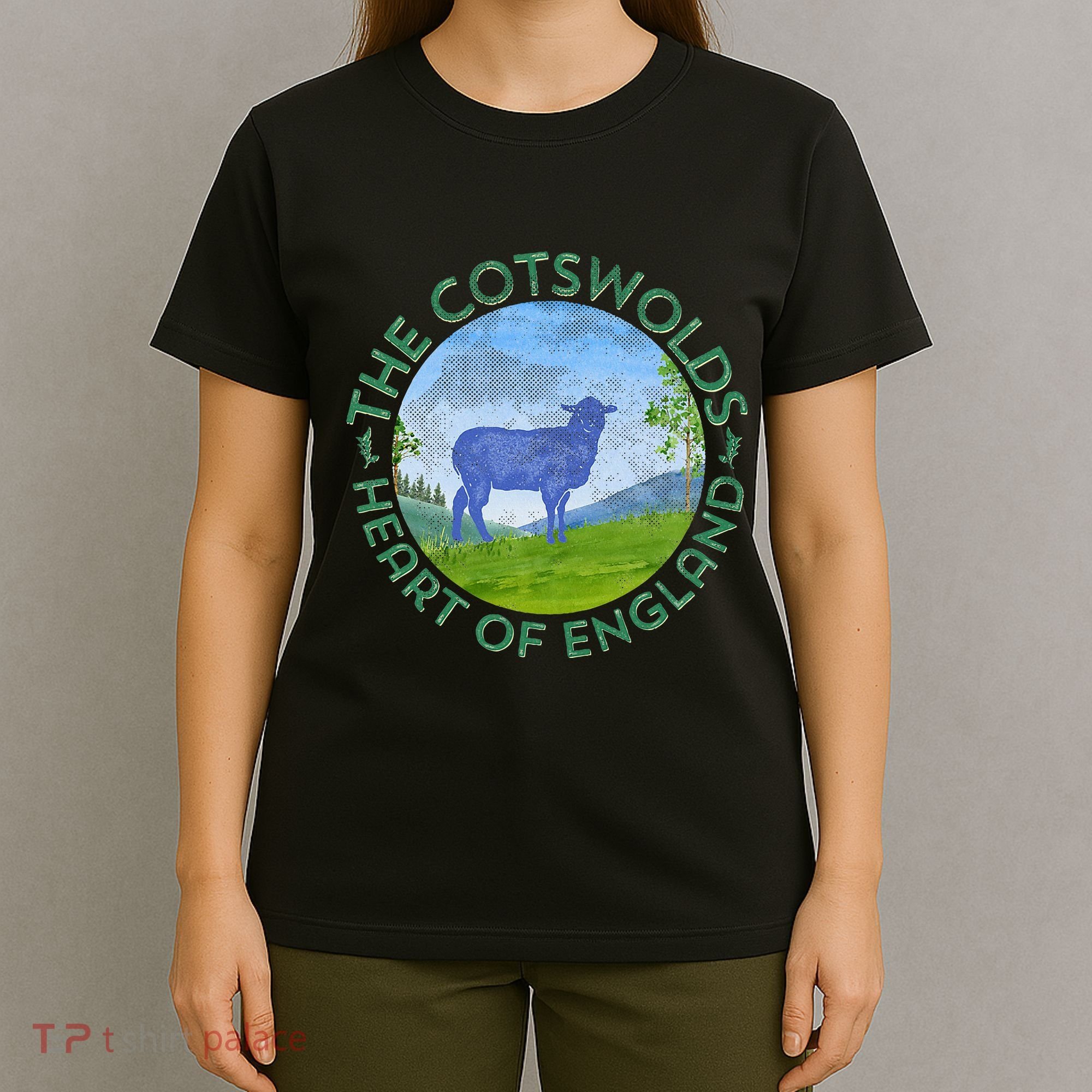 The Cotswolds England Uk S.H.E.E.P Women Gardeners T-Shirt