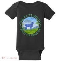 The Cotswolds England Uk S.H.E.E.P Women Gardeners Baby Bodysuit thumb 0