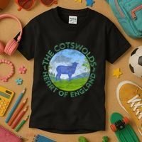 The Cotswolds England Uk S.H.E.E.P Women Gardeners Kids T-Shirt thumb 3
