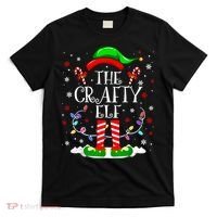 The Crafty Elf Funny Xmas Elf Matching Family Christmas Long Sleeve T-Shirt thumb 0