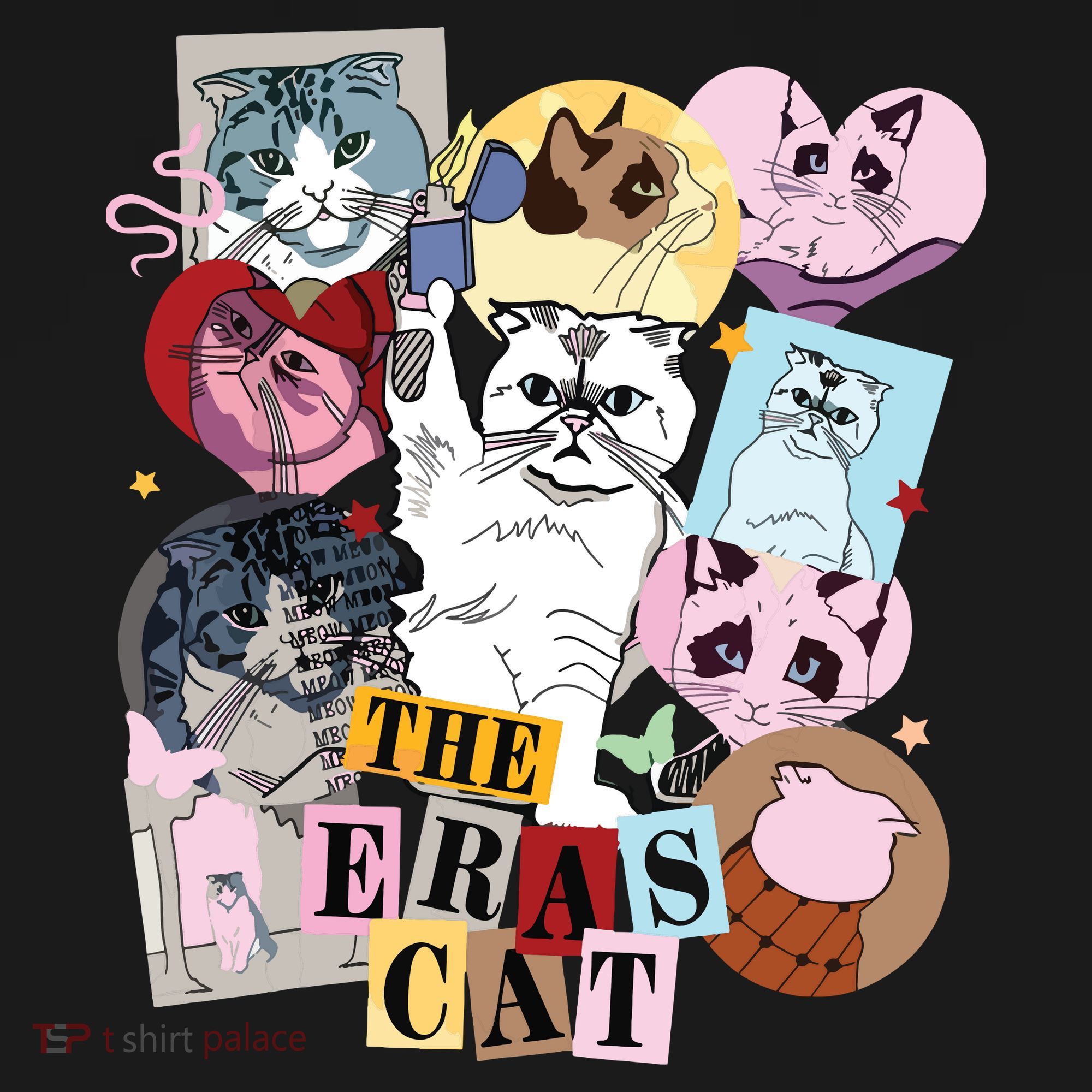 The Cat Eras In My Cat Mom Era Cat Lover Tall Sweatshirt