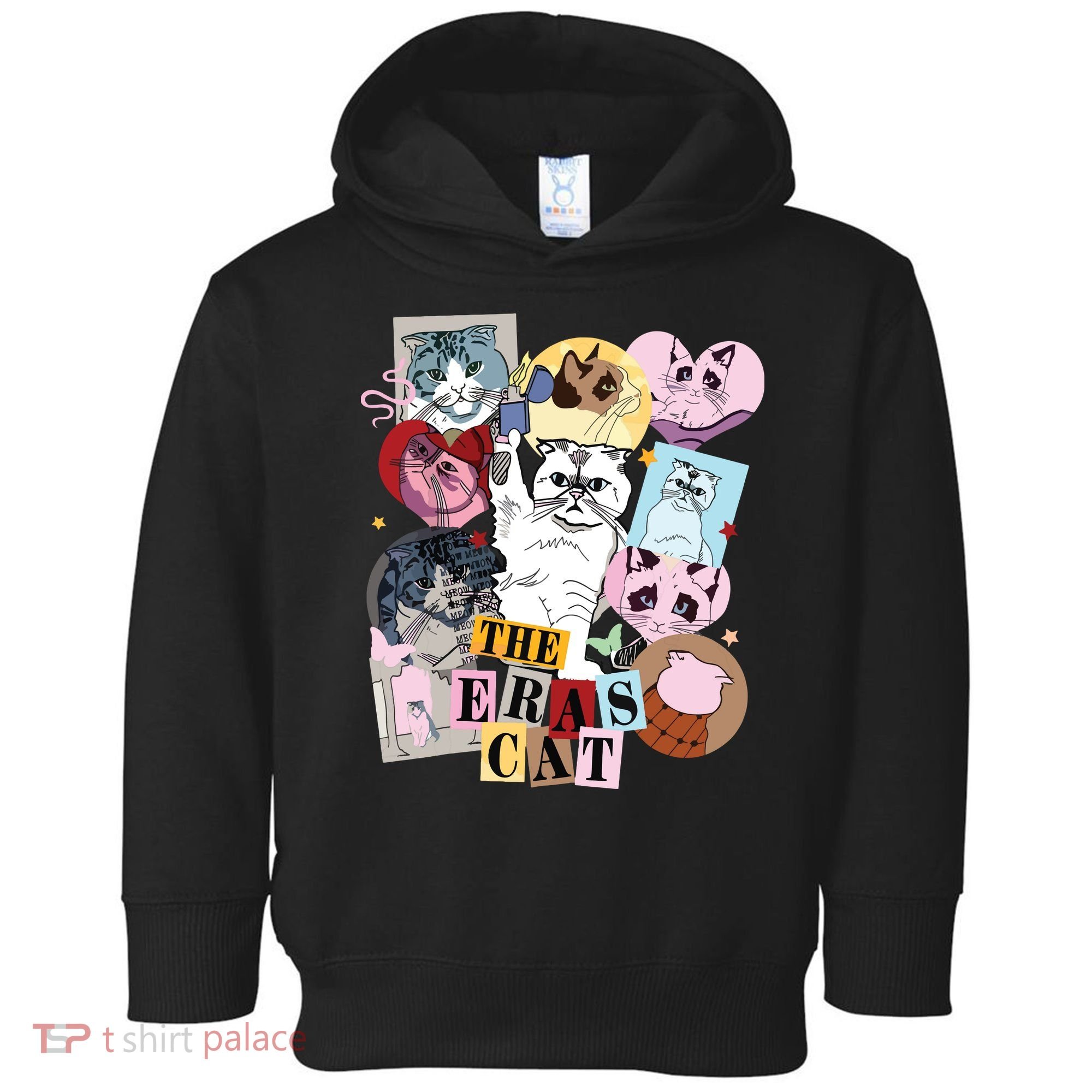 The Cat Eras In My Cat Mom Era Cat Lover Toddler Hoodie