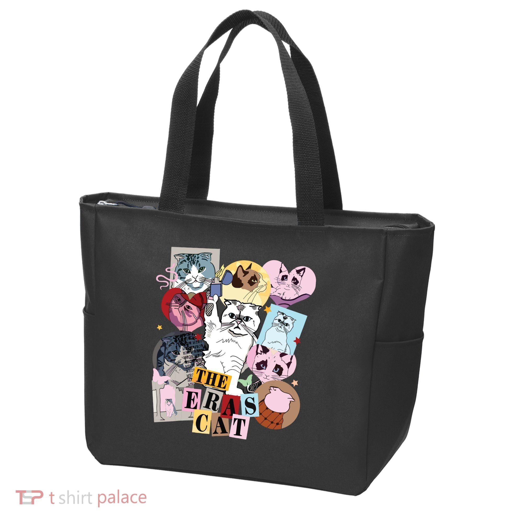 The Cat Eras In My Cat Mom Era Cat Lover Tote Bag