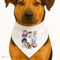 The Cat Eras In My Cat Mom Era Cat Lover USA-Made Doggie Bandana thumb 1