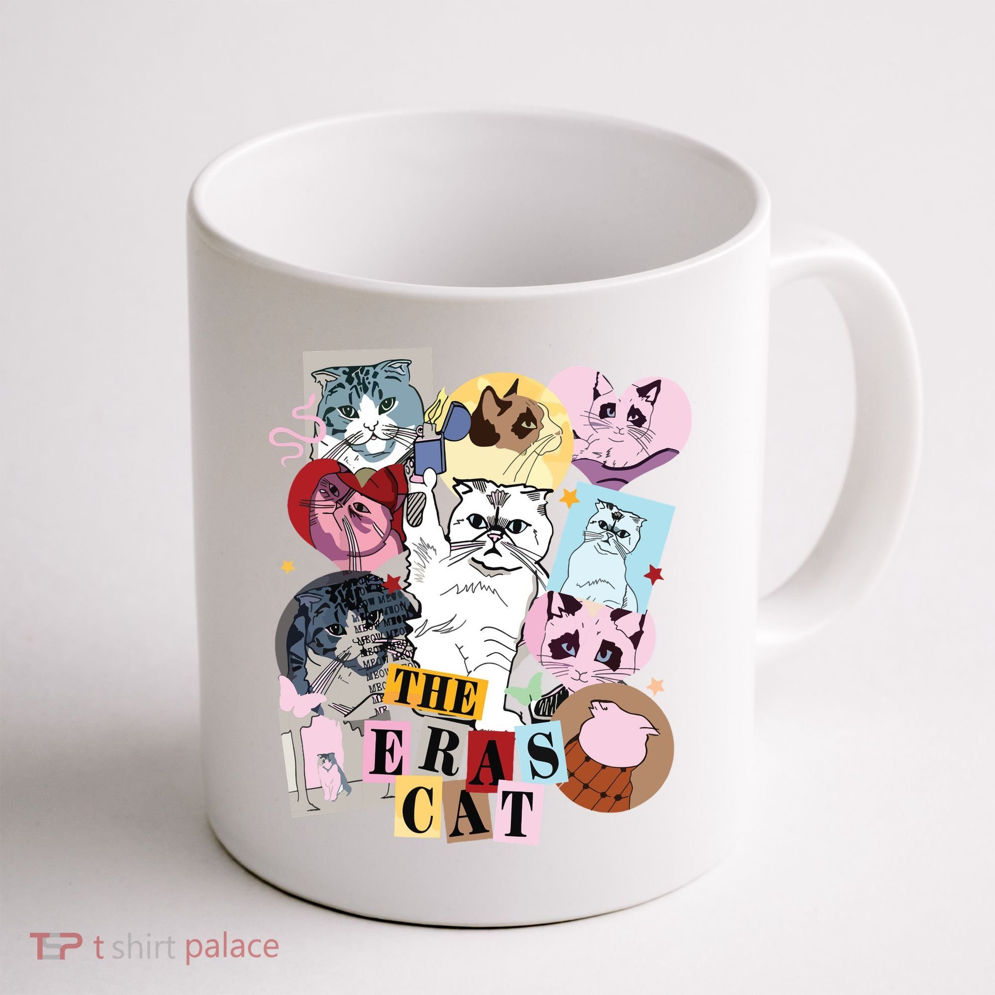 The Cat Eras In My Cat Mom Era Cat Lover Coffee Mug