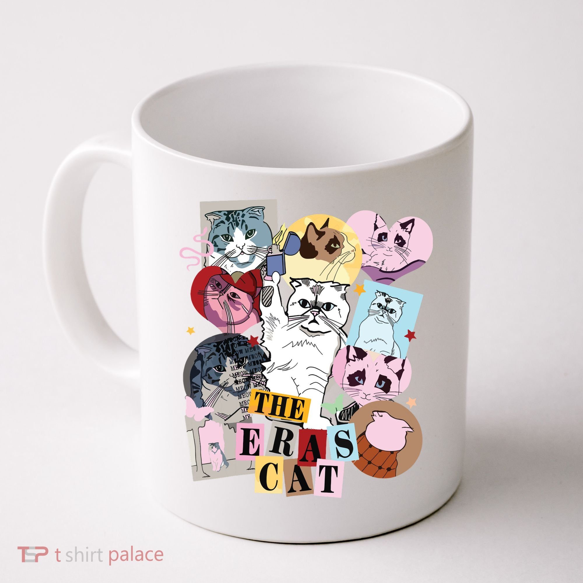 The Cat Eras In My Cat Mom Era Cat Lover Coffee Mug