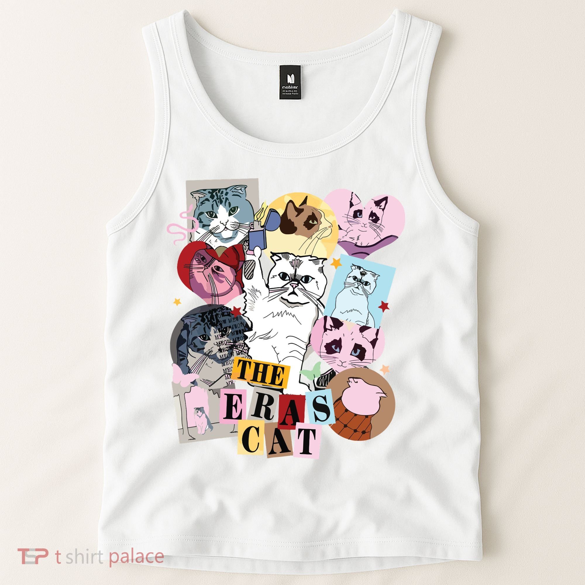 The Cat Eras In My Cat Mom Era Cat Lover Tank Top