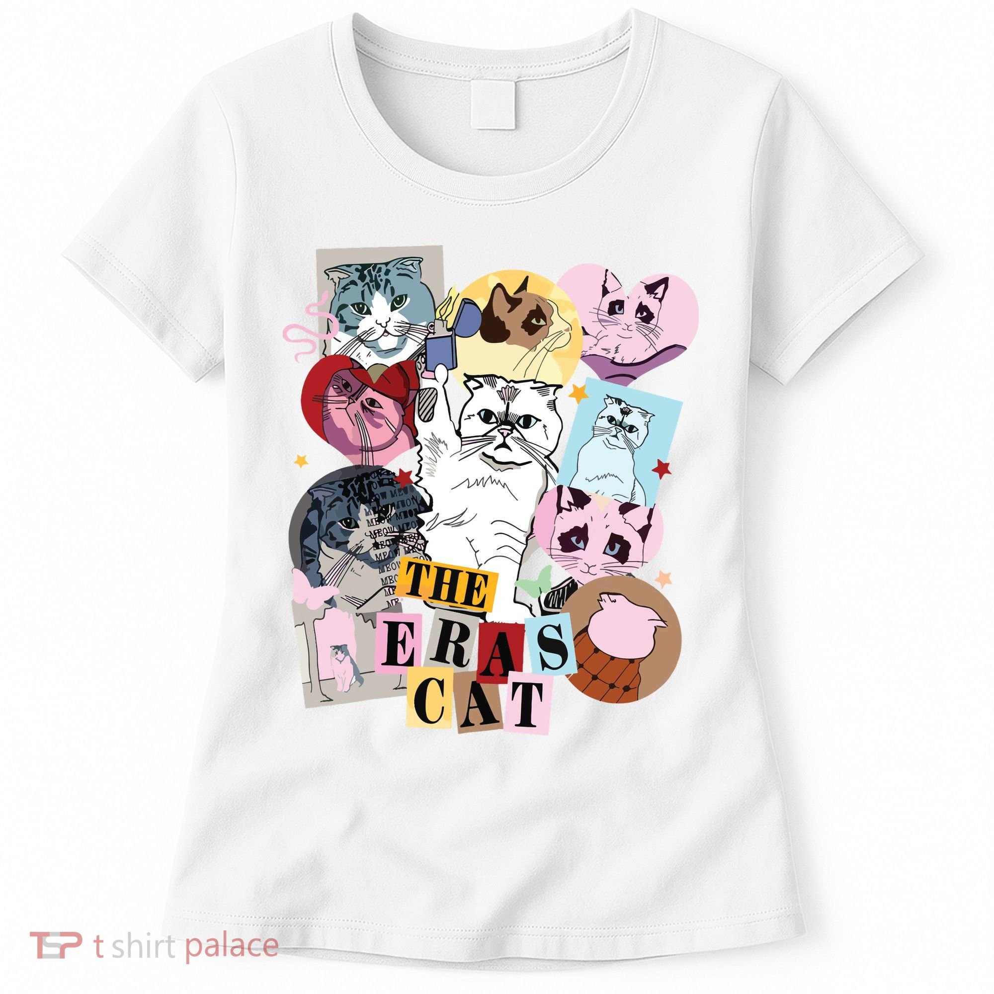 The Cat Eras In My Cat Mom Era Cat Lover Women's T-Shirt