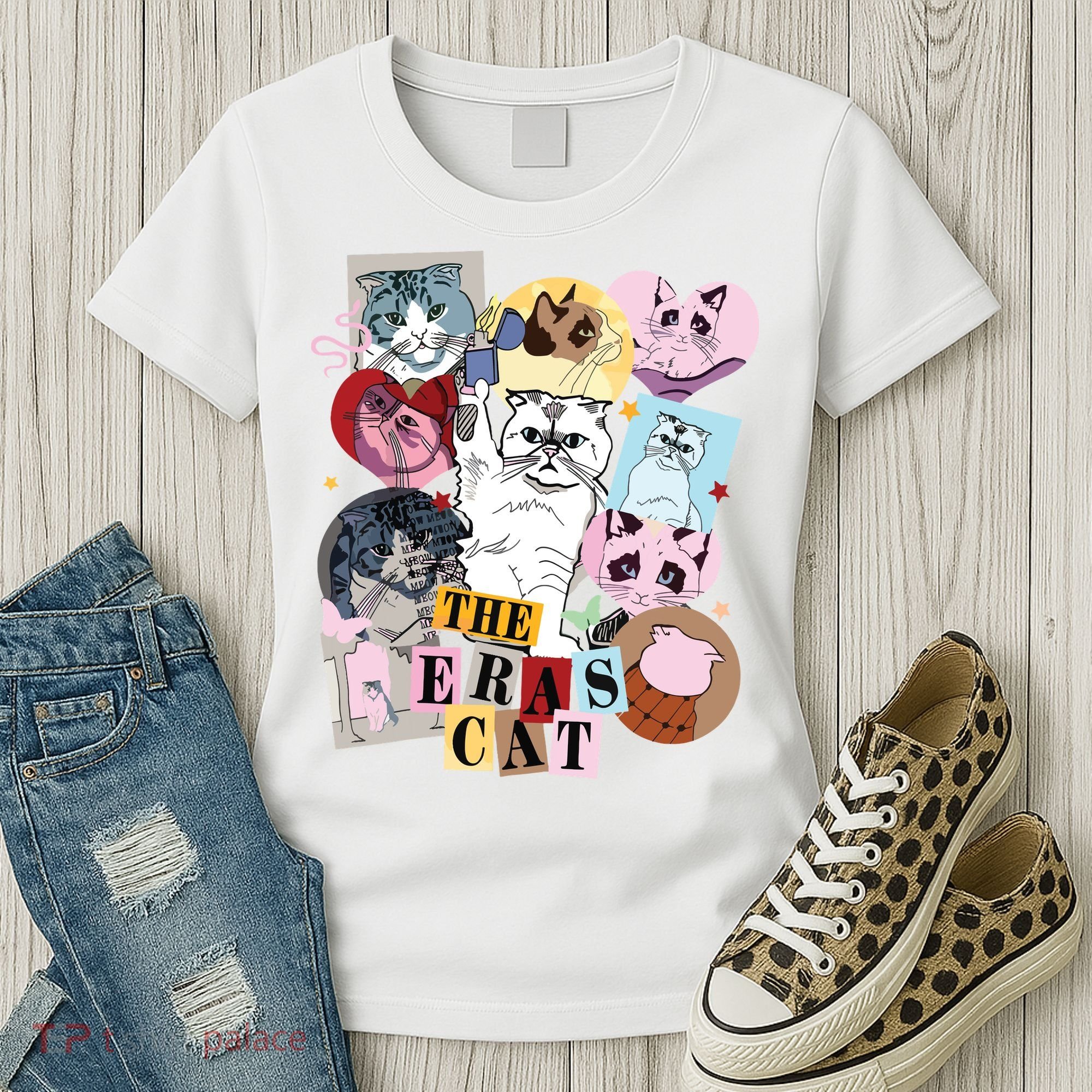 The Cat Eras In My Cat Mom Era Cat Lover Women's T-Shirt