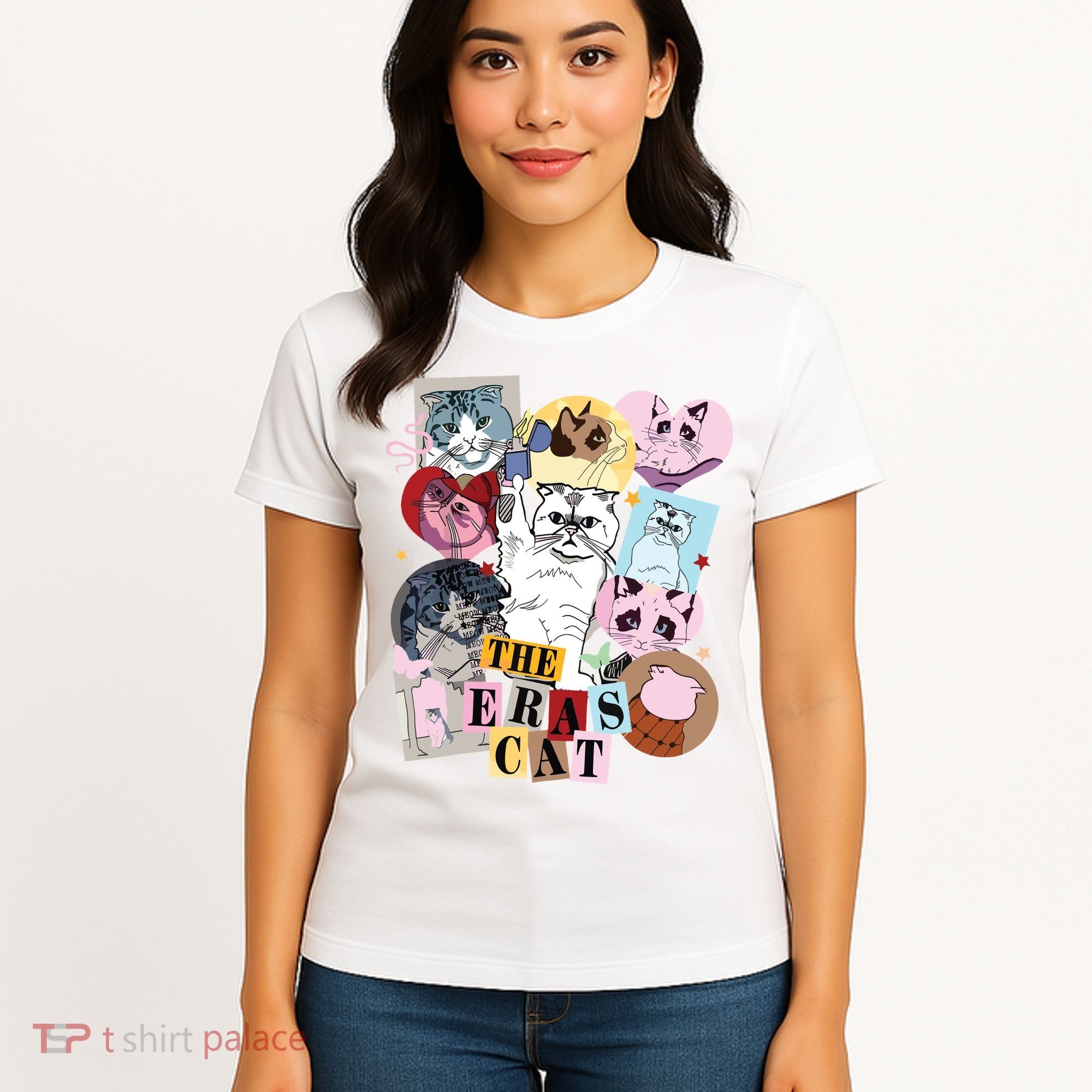 The Cat Eras In My Cat Mom Era Cat Lover Women's T-Shirt