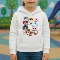 The Cat Eras In My Cat Mom Era Cat Lover Kids Hoodie thumb 3