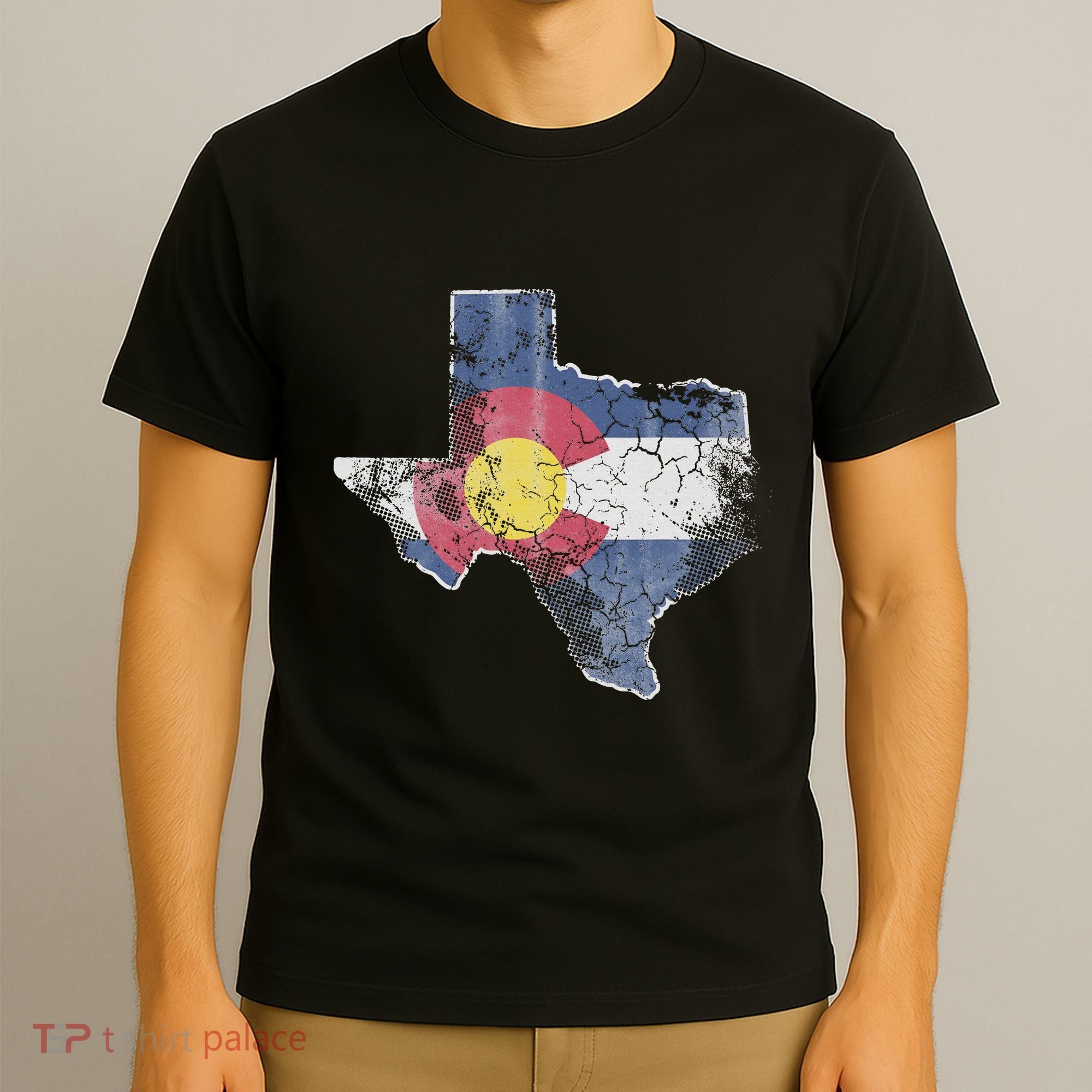 Texas Colorado Flag Family T-Shirt