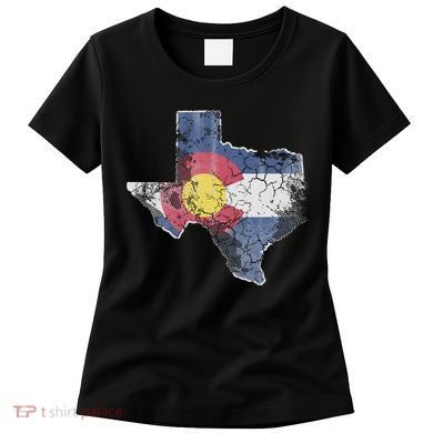 Texas Colorado Flag Family Women's T-Shirt