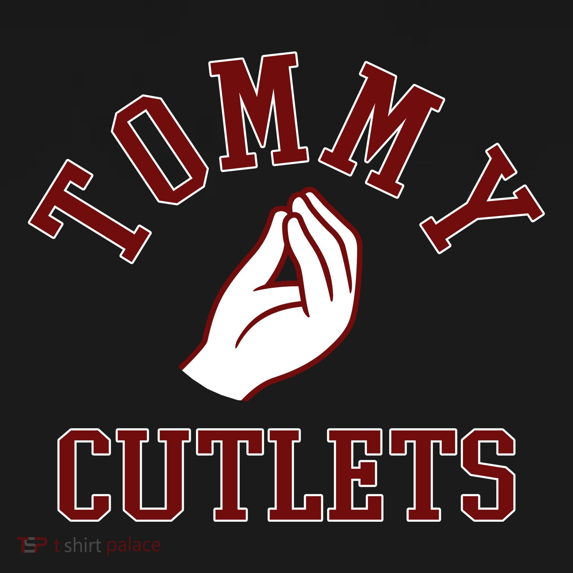 Tommy Cutlets Funny Italian Hand Football Apron