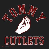Tommy Cutlets Funny Italian Hand Football Beanie thumb 2