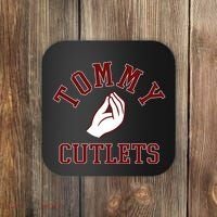 Tommy Cutlets Funny Italian Hand Football Coaster thumb 0