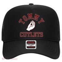 Tommy Cutlets Funny Italian Hand Football Hat thumb 0