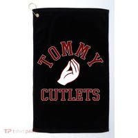 Tommy Cutlets Funny Italian Hand Football Golf Towel thumb 0