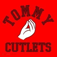 Tommy Cutlets Funny Italian Hand Football Santa Hat thumb 1