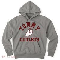Tommy Cutlets Funny Italian Hand Football Hoodie thumb 0