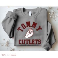 Tommy Cutlets Funny Italian Hand Football Sweatshirt thumb 2