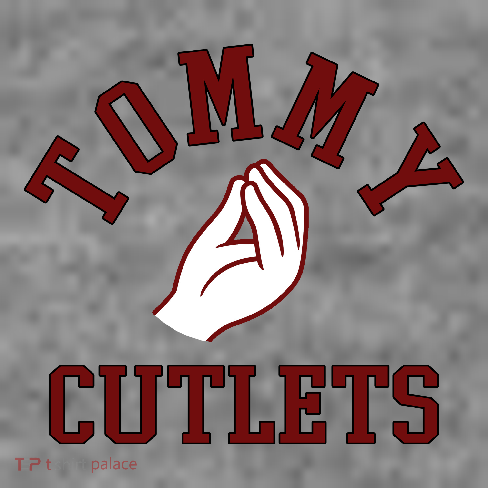 Tommy Cutlets Funny Italian Hand Football Sweatshirt