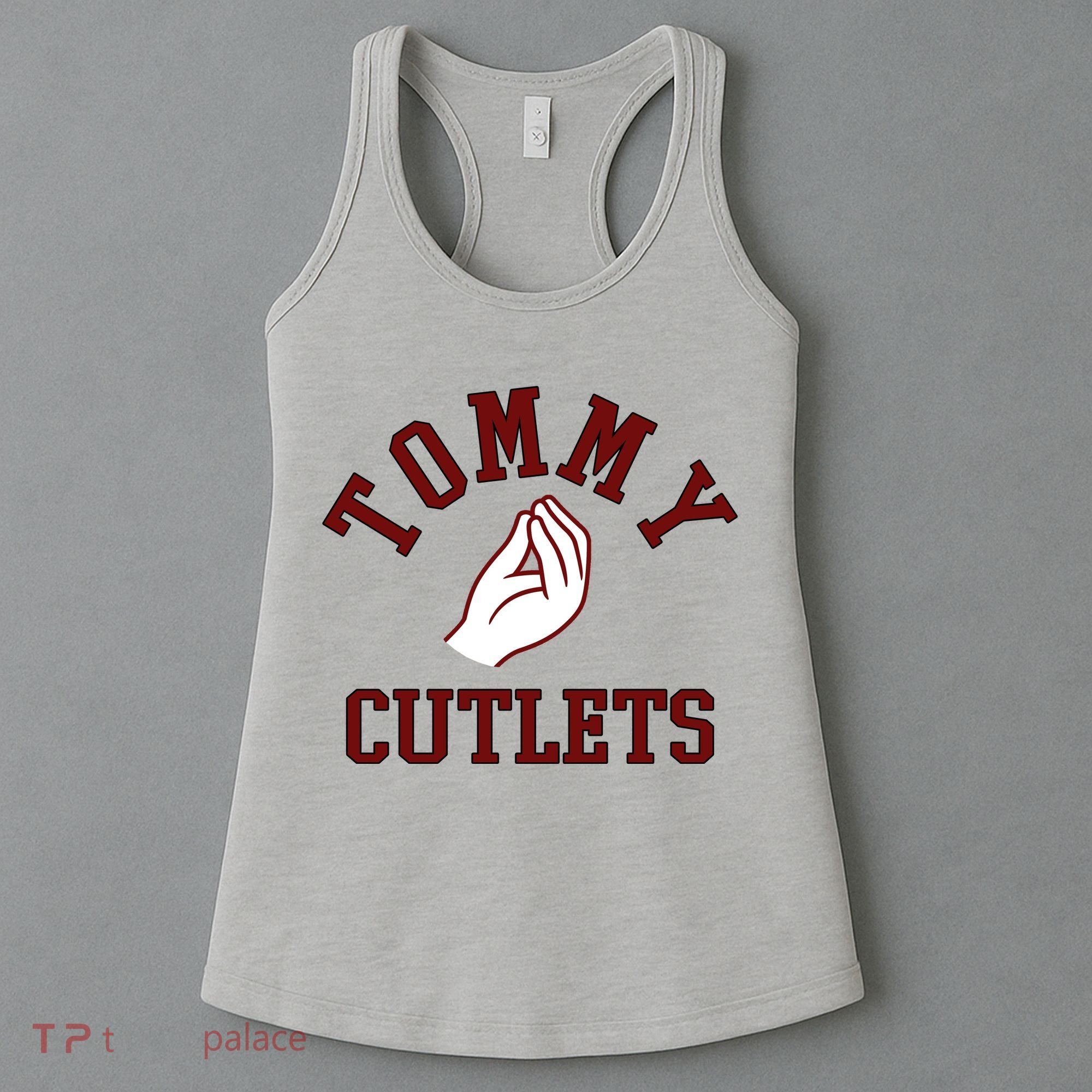 Tommy Cutlets Funny Italian Hand Football Women's Tank Top