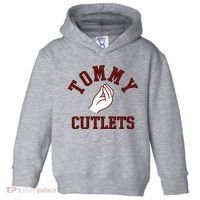 Tommy Cutlets Funny Italian Hand Football Toddler Hoodie thumb 0