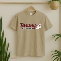 Tommy Cutlets Football Quarterback Funny Vintage T-Shirt thumb 2