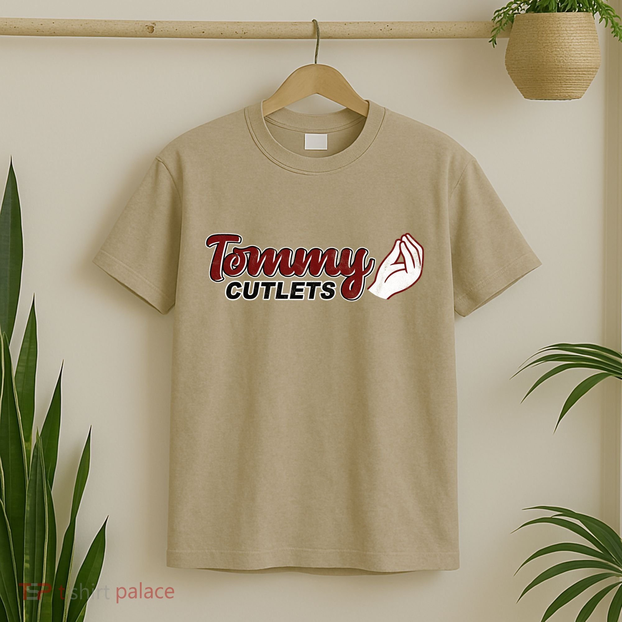 Tommy Cutlets Football Quarterback Funny Vintage T-Shirt