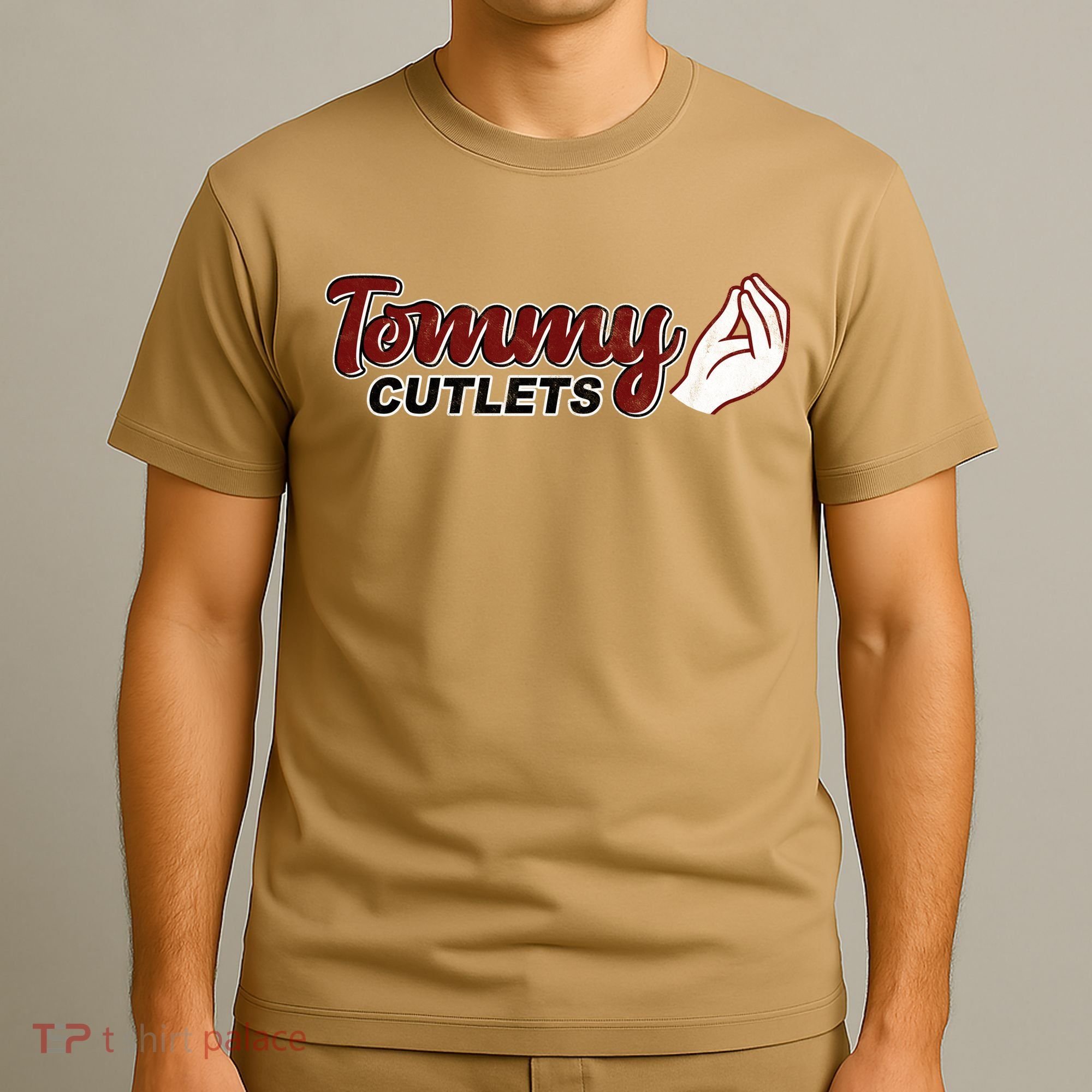 Tommy Cutlets Football Quarterback Funny Vintage T-Shirt