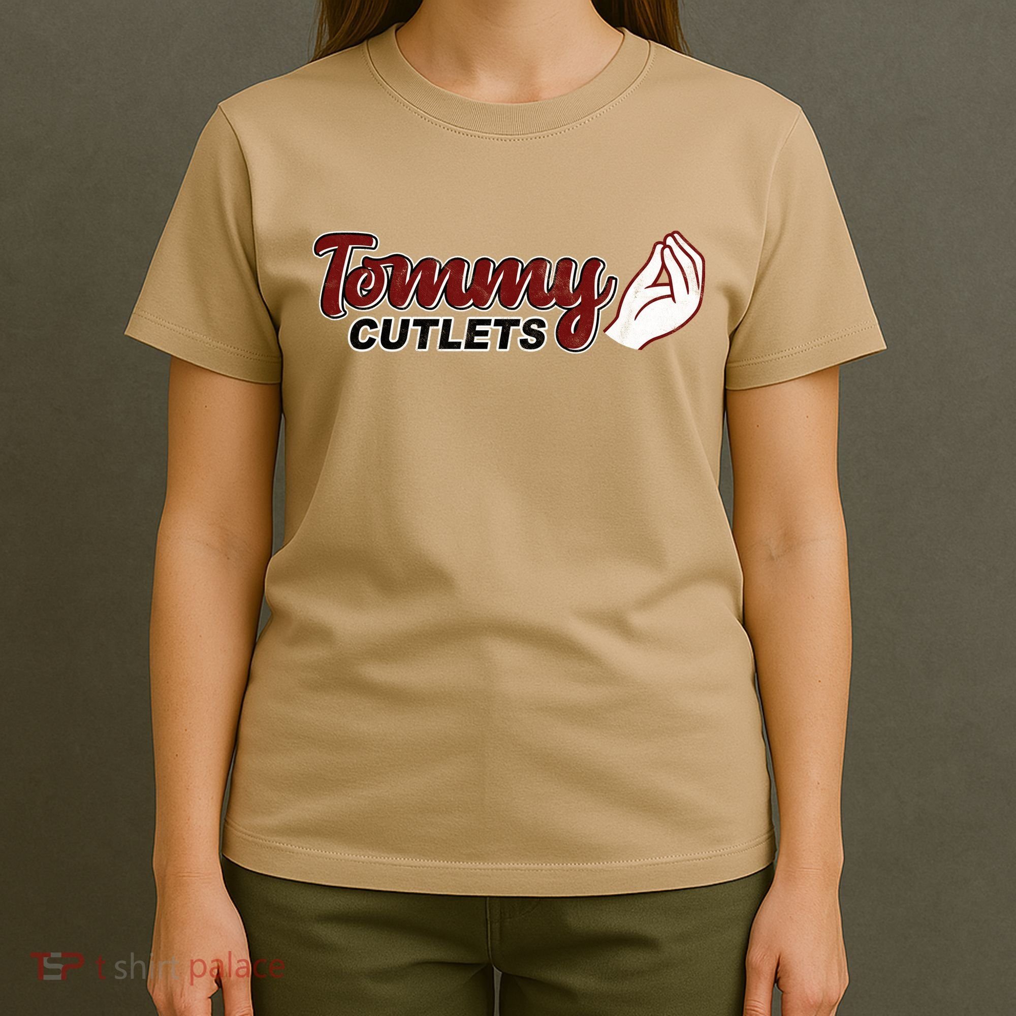 Tommy Cutlets Football Quarterback Funny Vintage T-Shirt