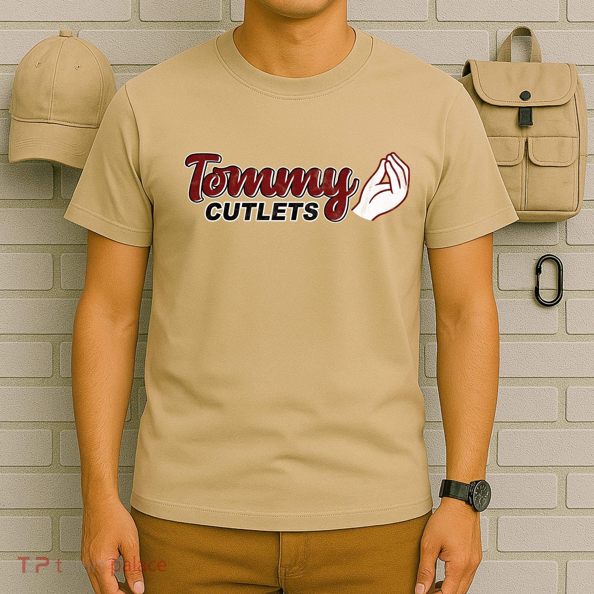 Tommy Cutlets Football Quarterback Funny Vintage T-Shirt