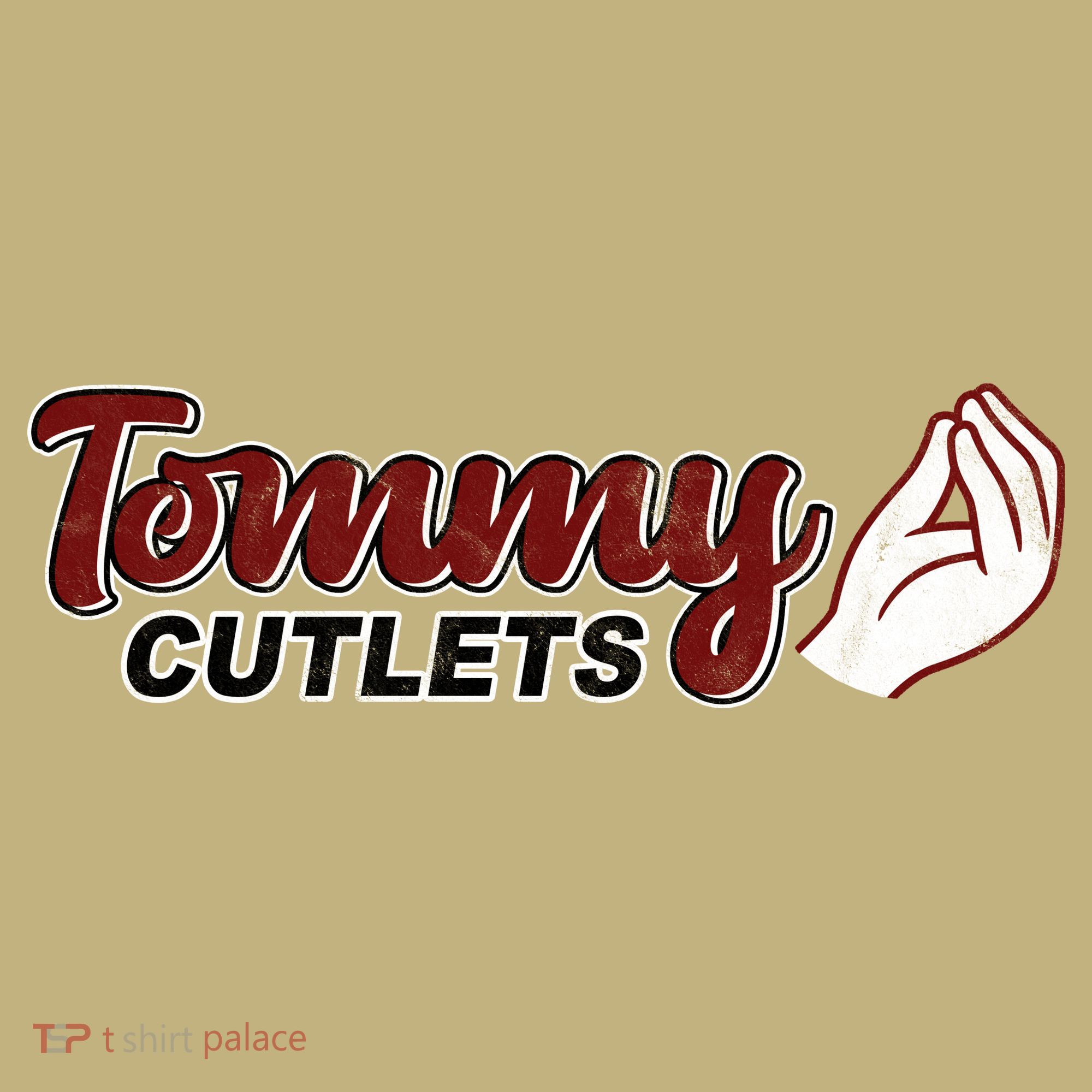 Tommy Cutlets Football Quarterback Funny Vintage T-Shirt
