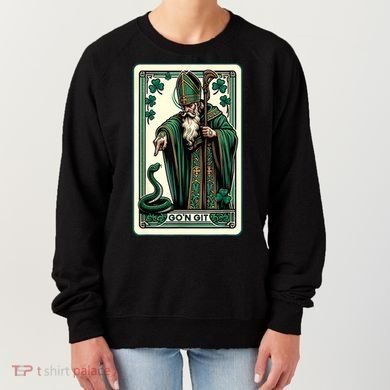 Tarot Card Funny St Patricks Day Gon Git St Patrick Women's Sweatshirt