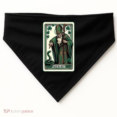 Tarot Card Funny St Patricks Day Gon Git St Patrick USA-Made Doggie Bandana