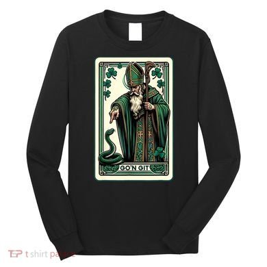 Tarot Card Funny St Patricks Day Gon Git St Patrick Long Sleeve Shirt