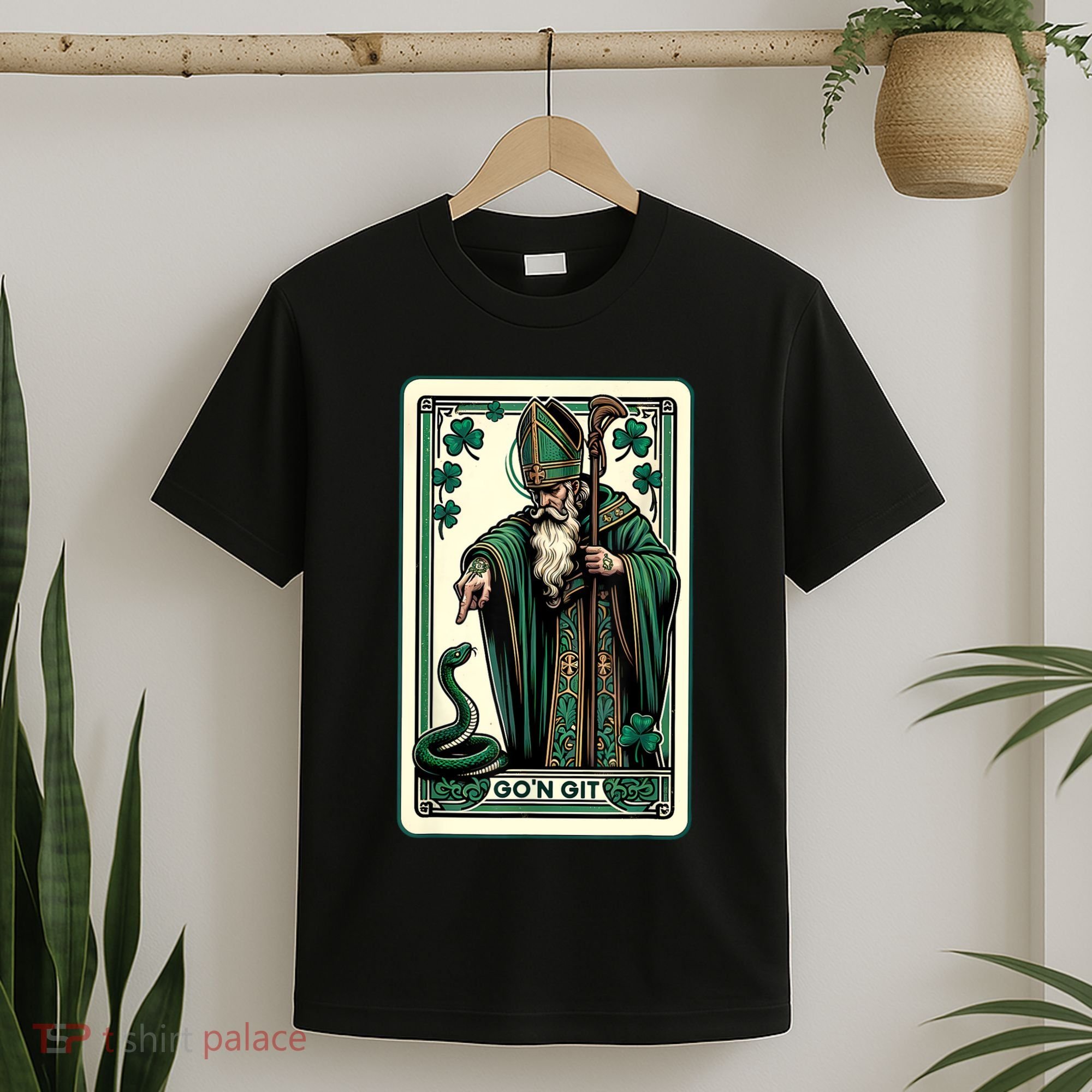 Tarot Card Funny St Patricks Day Gon Git St Patrick T-Shirt