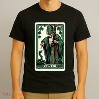 Tarot Card Funny St Patricks Day Gon Git St Patrick T-Shirt thumb 3