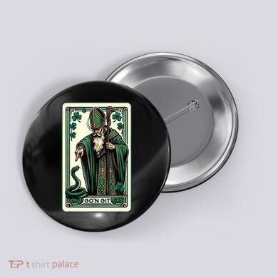 Tarot Card Funny St Patricks Day Gon Git St Patrick Button