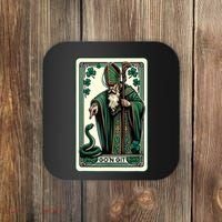 Tarot Card Funny St Patricks Day Gon Git St Patrick Coaster thumb 0