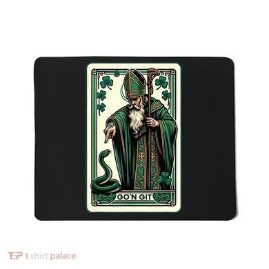 Tarot Card Funny St Patricks Day Gon Git St Patrick Mousepad