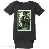 Tarot Card Funny St Patricks Day Gon Git St Patrick Baby Bodysuit thumb 0