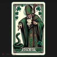 Tarot Card Funny St Patricks Day Gon Git St Patrick Toddler Hoodie thumb 2